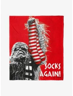 Bedroom Star Wars Socks Again Throw Blanket