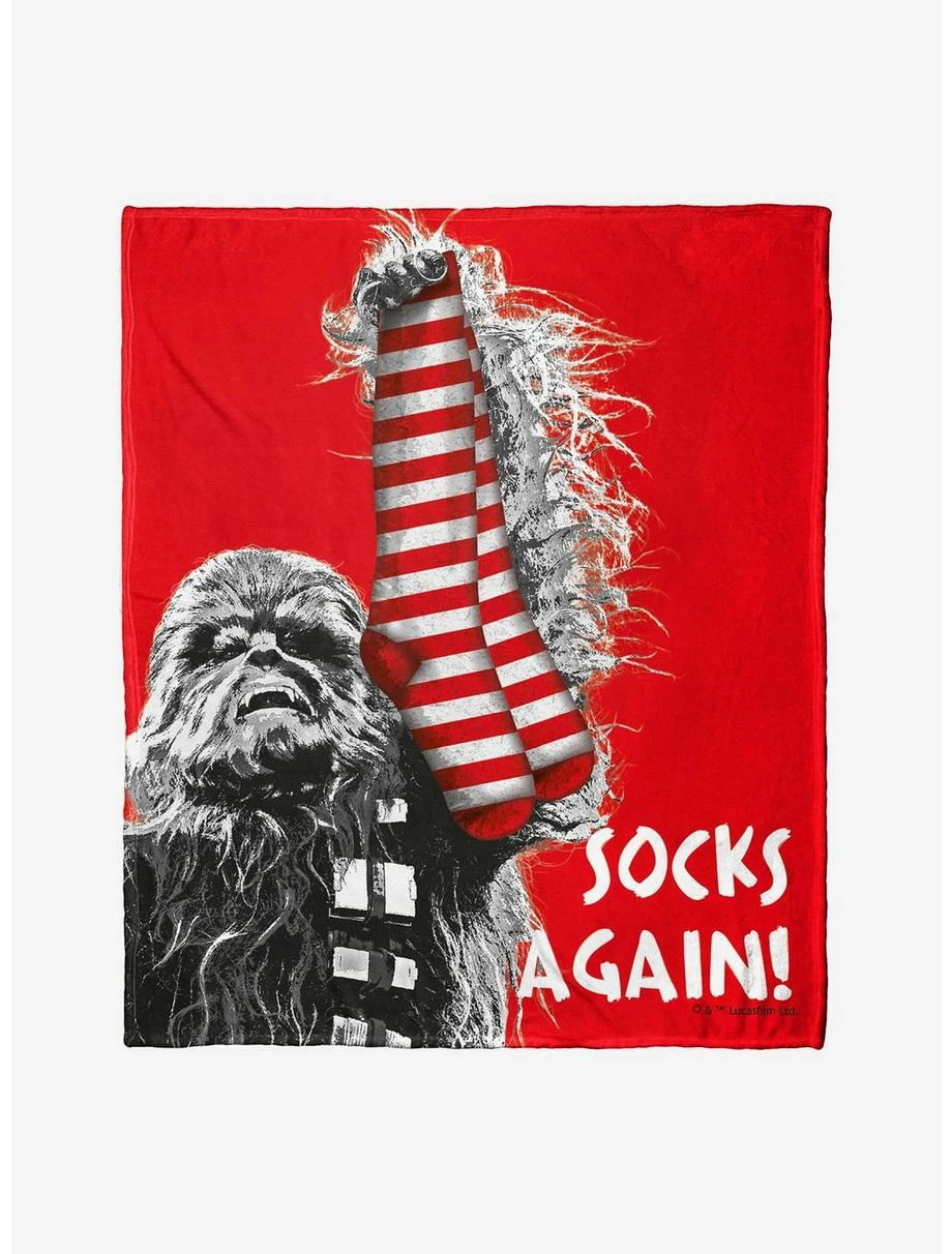 Bedroom Star Wars Socks Again Throw Blanket