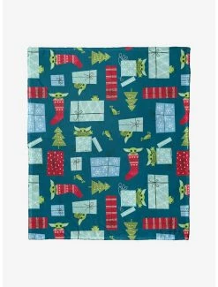 Bedroom Star Wars The Mandalorian Best Present Ever Throw Blanket