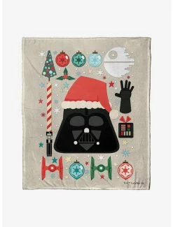 Decor Star Wars Vader Xmas Throw Blanket