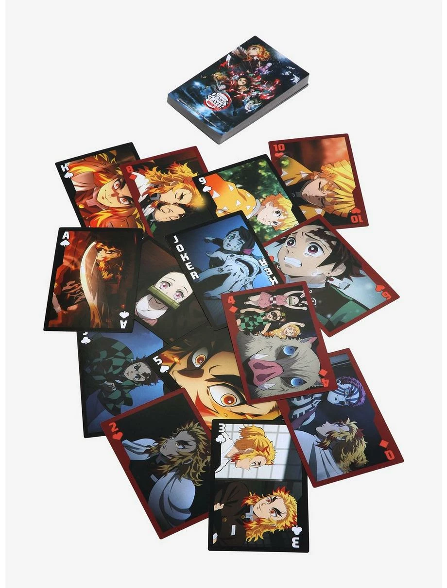 Games Demon Slayer: Kimetsu No Yaiba Mugen Train Playing Cards 2 Games Demon Slayer: Kimetsu No Yaiba Mugen Train Playing Cards - Image 2