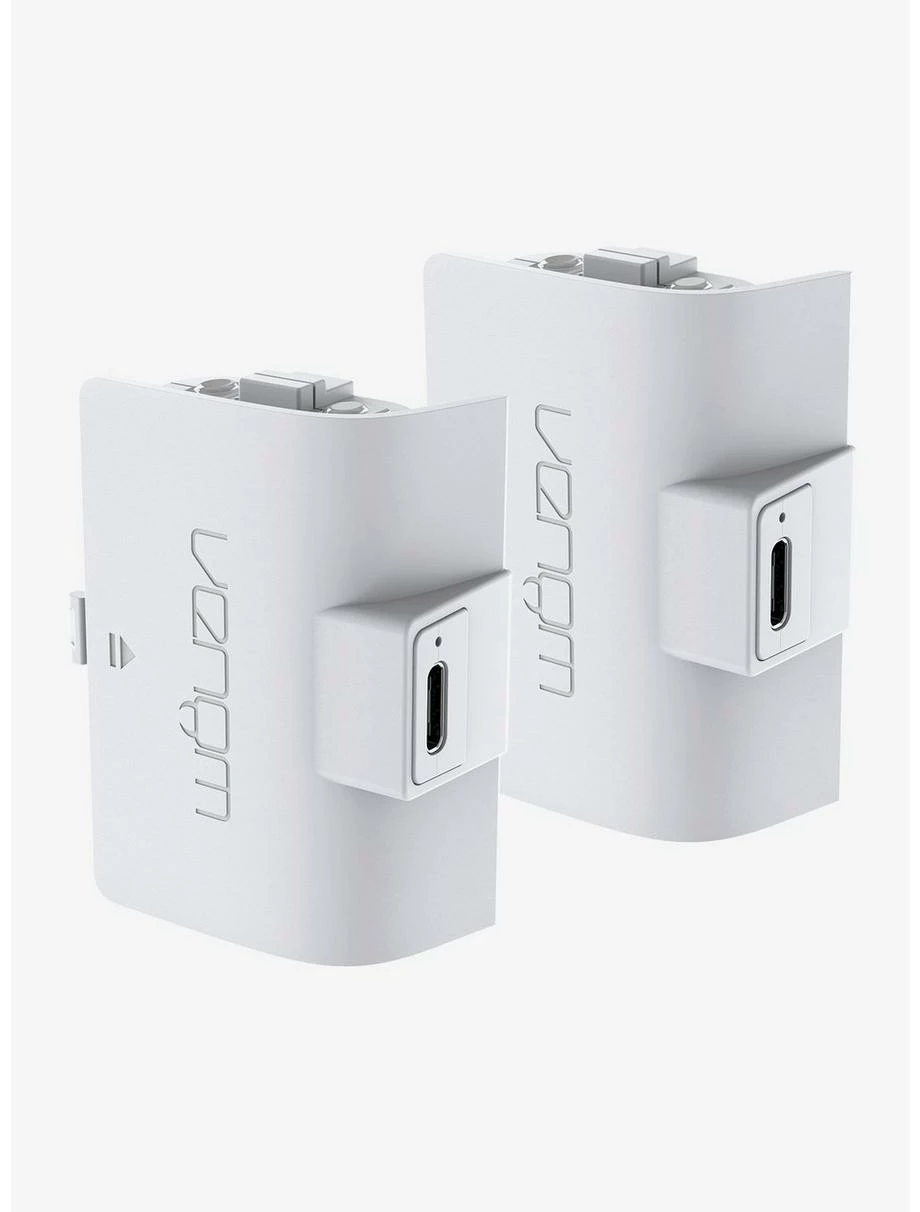 Games Twin High Capacity Rechargeable Battery Pack For Xbox Series X/S & One White 2 Games Twin High Capacity Rechargeable Battery Pack For Xbox Series X/S & One White - Image 2